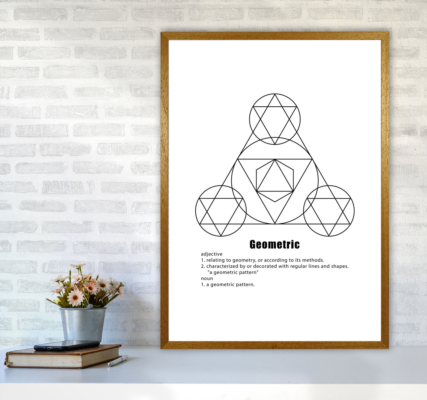 Geometric Meaning 1 Modern Print A1 Print Only