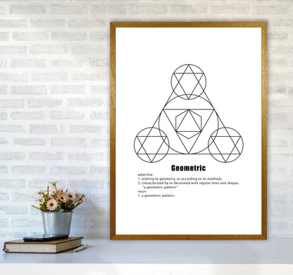 Geometric Meaning 1 Modern Print A1 Print Only