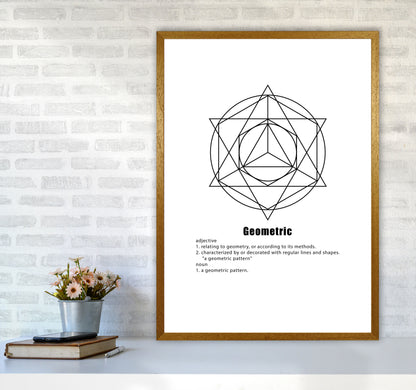 Geometric Meaning 6 Modern Print A1 Print Only