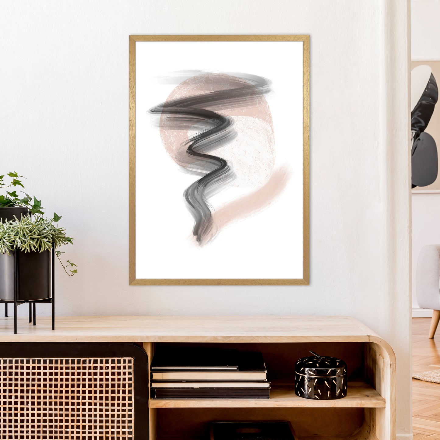 Dalia Chalk Storm  Art Print by Pixy Paper A1 Print Only