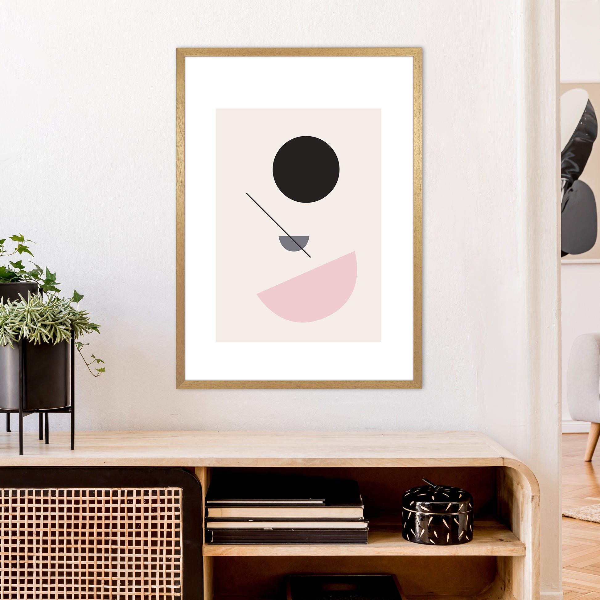 Mila Abstract N3  Art Print by Pixy Paper A1 Print Only