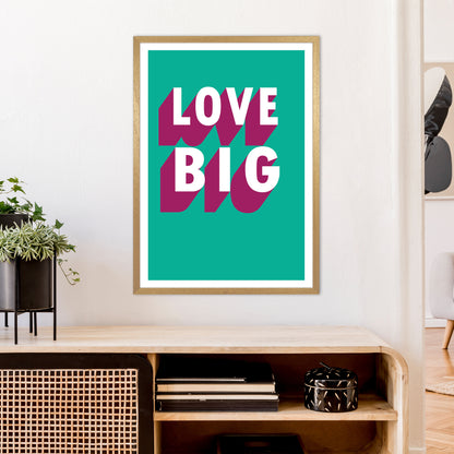 Love Big Shadow  Art Print by Pixy Paper A1 Print Only