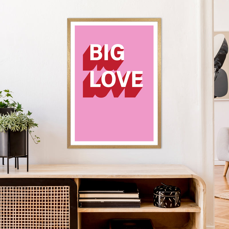 Big Love Shadow  Art Print by Pixy Paper A1 Print Only