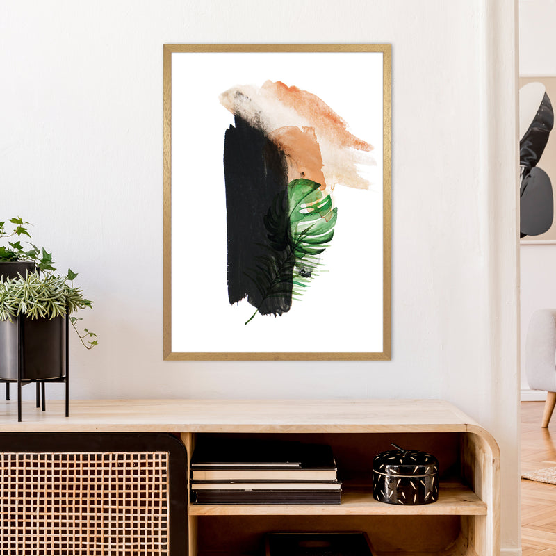 Exotic Abstract Strokes  Art Print by Pixy Paper A1 Print Only
