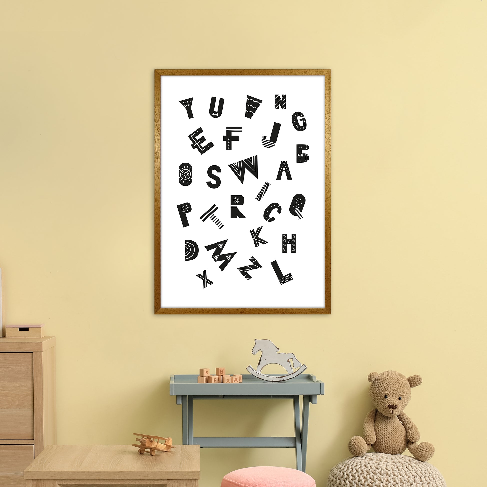 Jumbled Alphabet  Art Print by Pixy Paper A1 Print Only