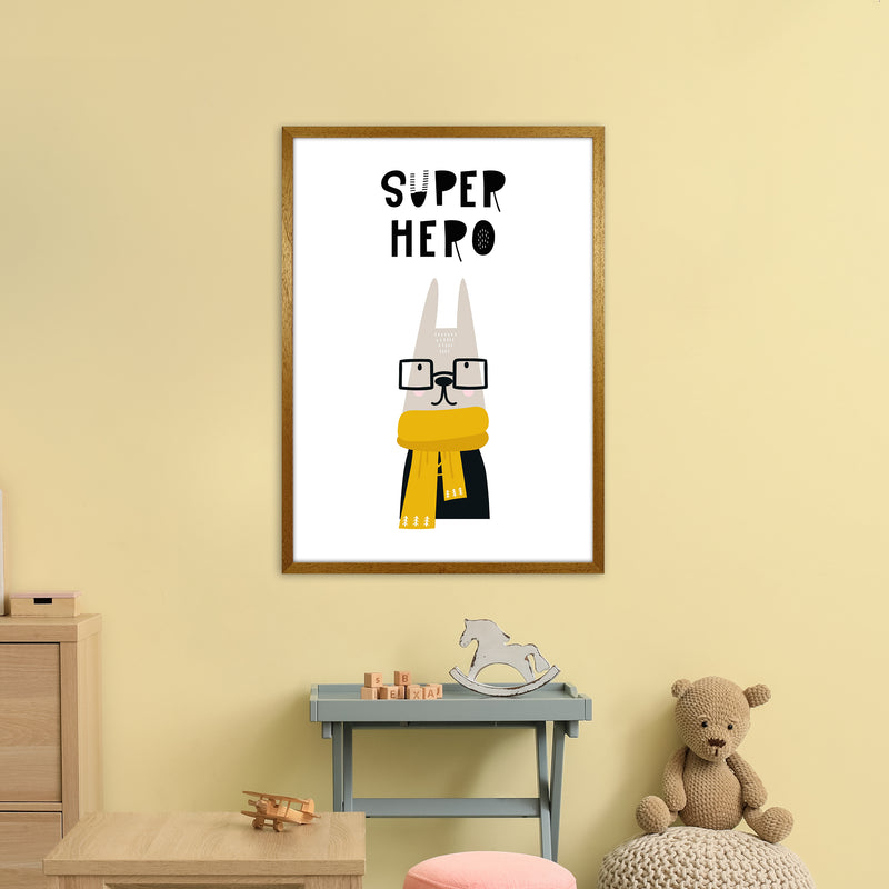 Super Hero Animal Pop  Art Print by Pixy Paper A1 Print Only