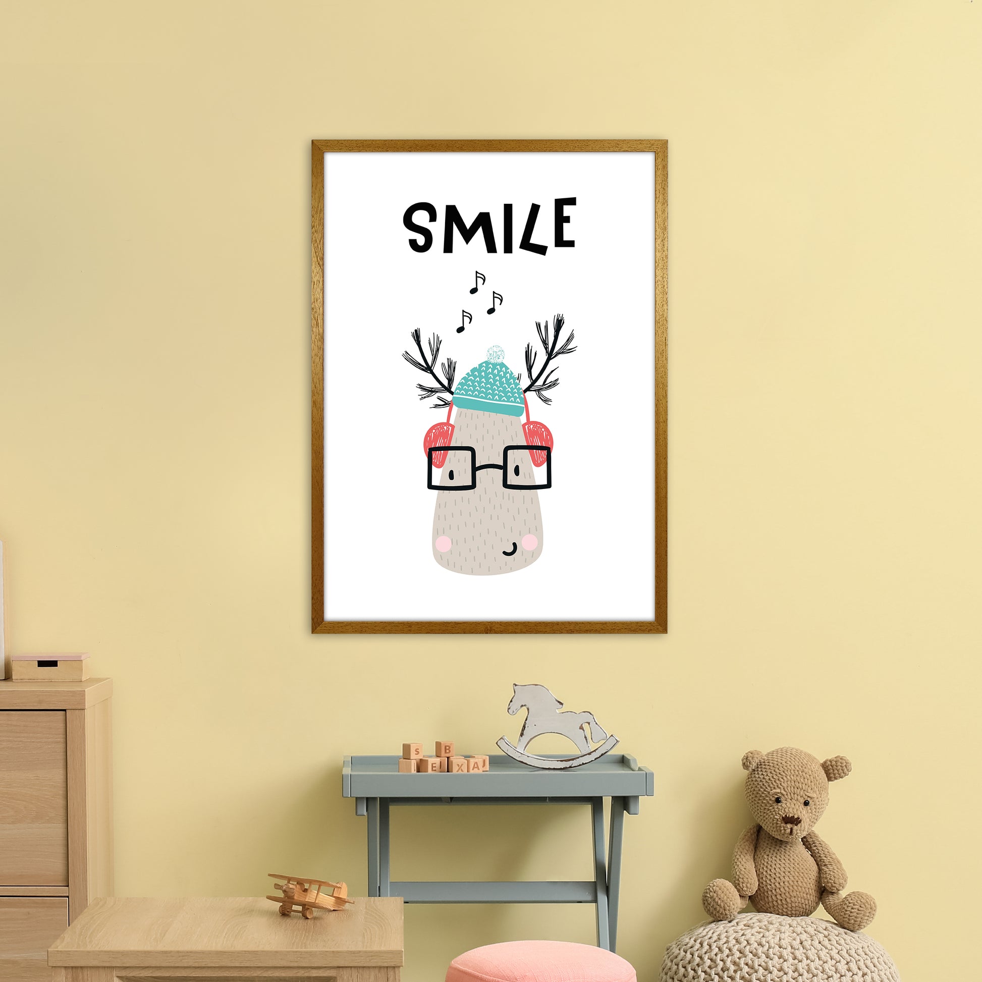 Smile Animal Pop  Art Print by Pixy Paper A1 Print Only