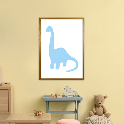 Brach Light Blue  Art Print by Pixy Paper A1 Print Only
