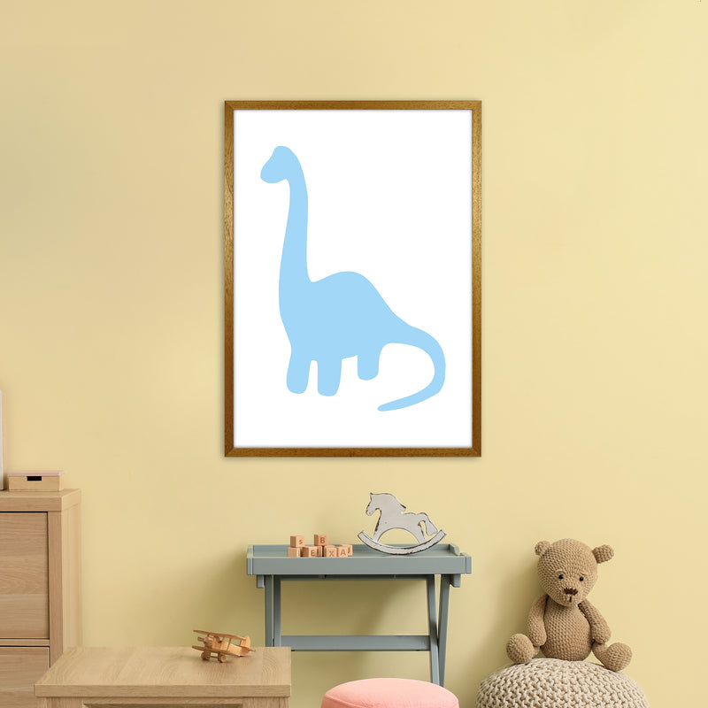 Brach Light Blue  Art Print by Pixy Paper A1 Print Only