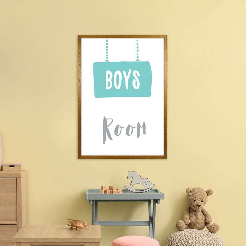 Boys Room Mint  Art Print by Pixy Paper A1 Print Only