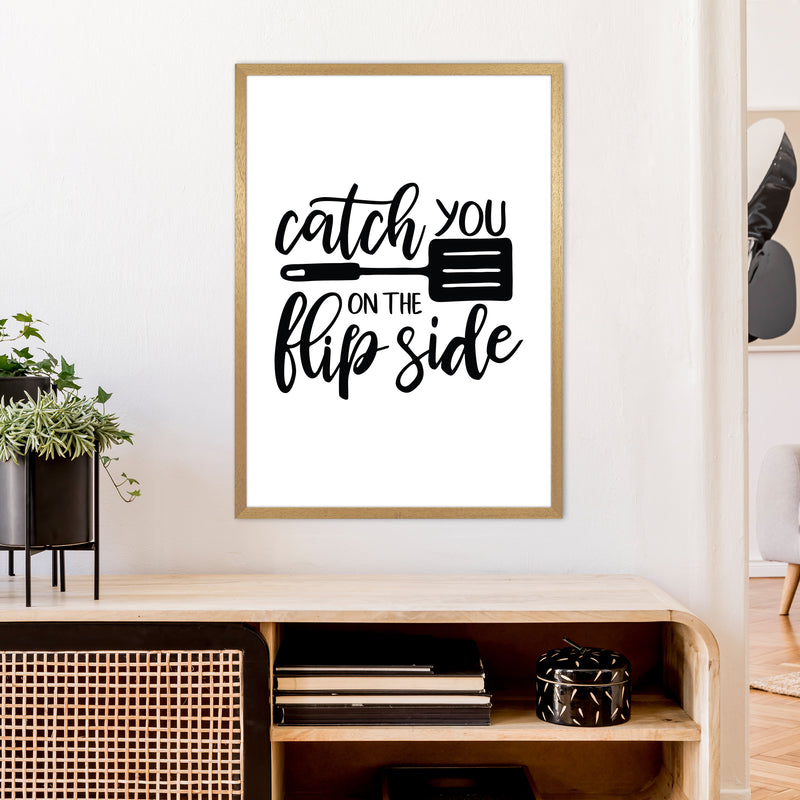 Catch You On The Flip Side  Art Print by Pixy Paper A1 Print Only