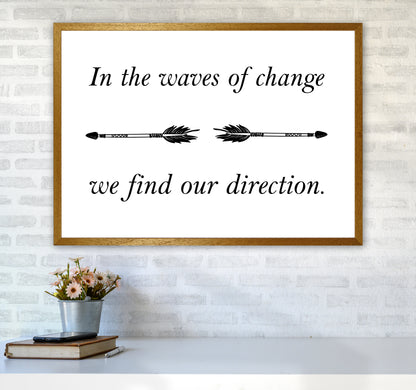 In The Waves Of Change  Art Print by Pixy Paper A1 Print Only