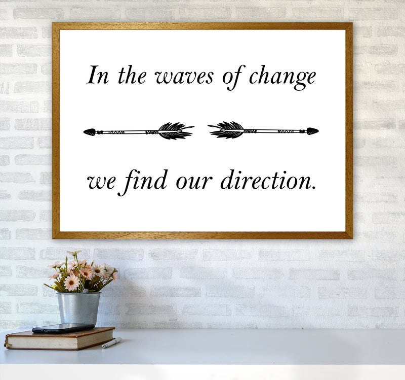 In The Waves Of Change  Art Print by Pixy Paper A1 Print Only