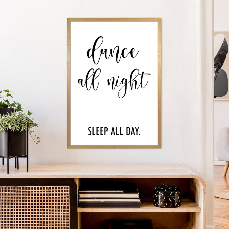 Dance All Night  Art Print by Pixy Paper A1 Print Only