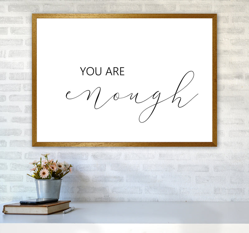 You Are Enough  Art Print by Pixy Paper A1 Print Only