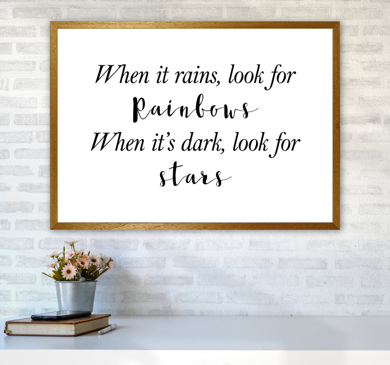 When It Rains  Art Print by Pixy Paper A1 Print Only