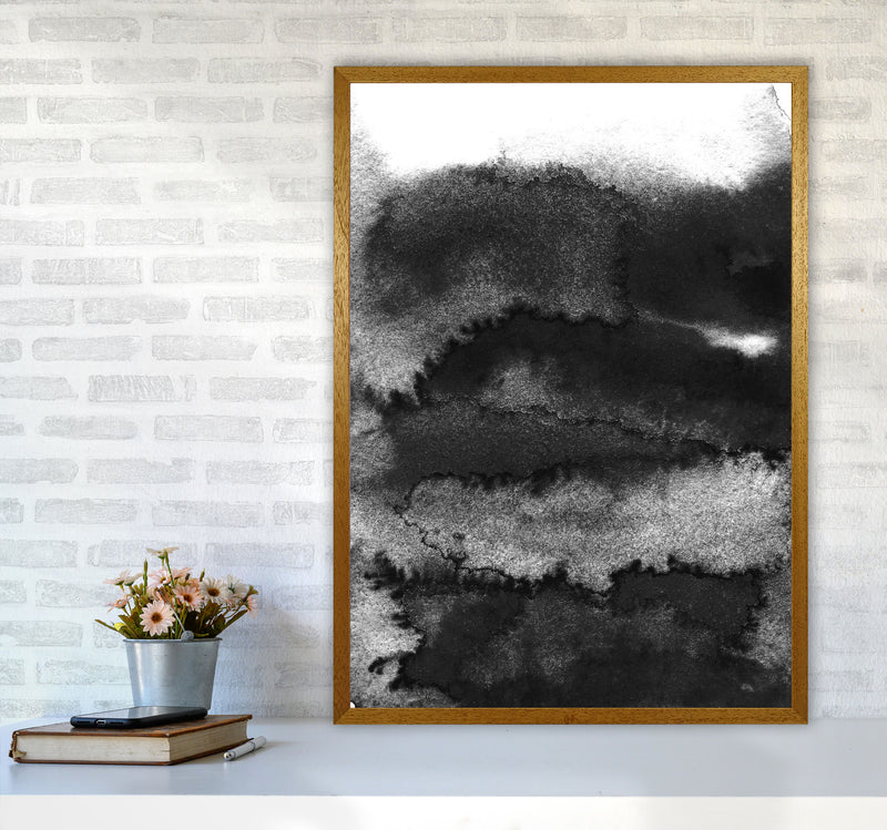 Majestic Monochrome Watercolour 16 Art Print by Pixy Paper A1 Print Only