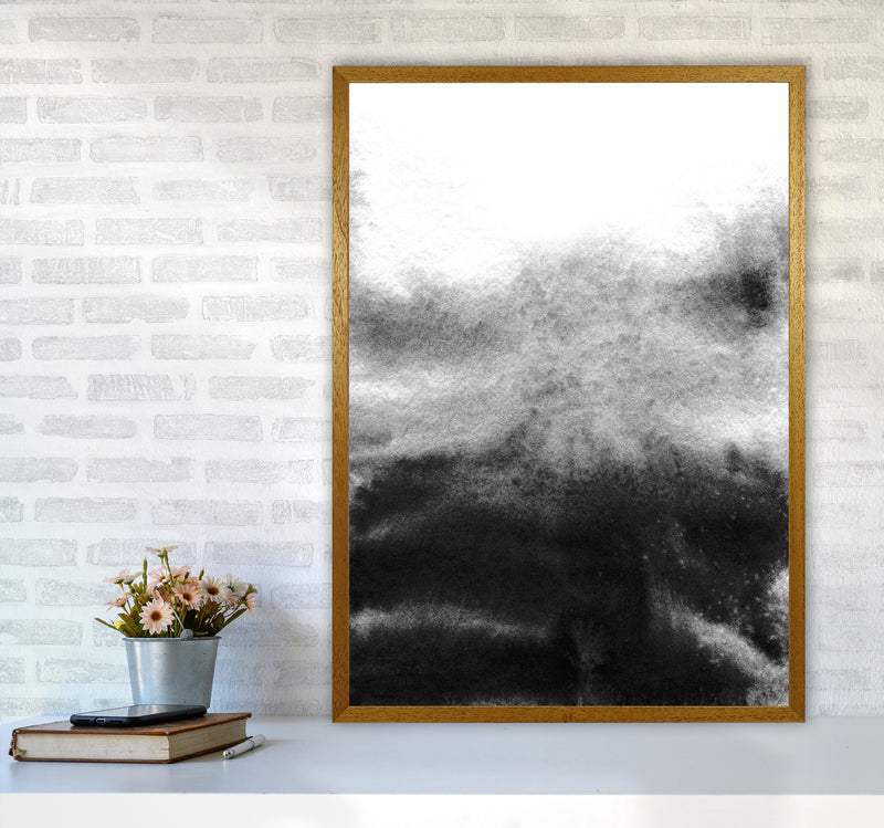Majestic Monochrome Watercolour 19 Art Print by Pixy Paper A1 Print Only