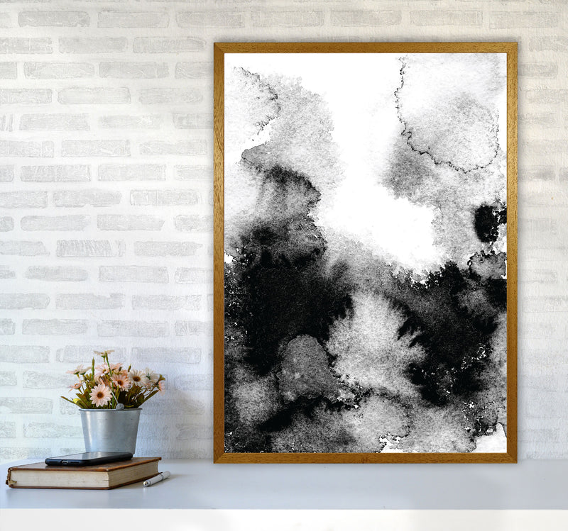 Majestic Monochrome Watercolour 12 Art Print by Pixy Paper A1 Print Only