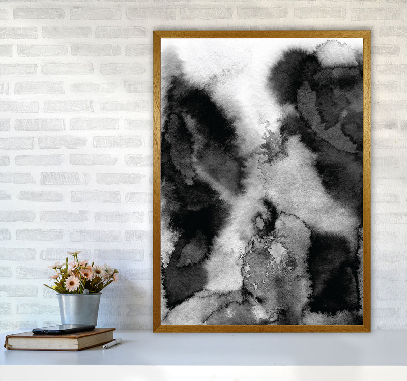 Majestic Monochrome Watercolour 11 Art Print by Pixy Paper A1 Print Only