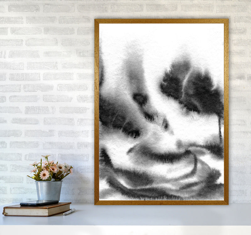 Majestic Monochrome Watercolour 06 Art Print by Pixy Paper A1 Print Only