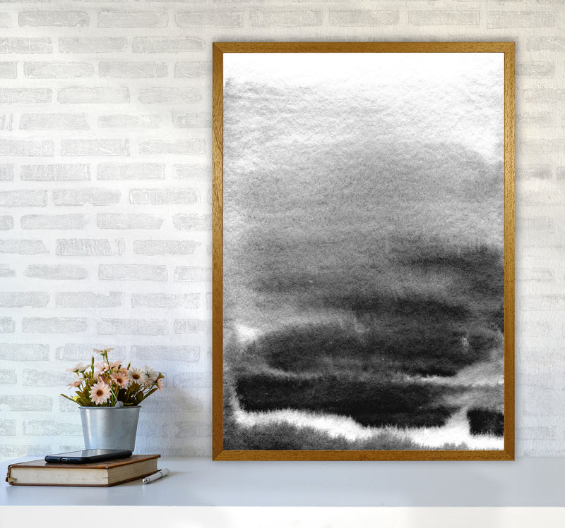 Majestic Monochrome Watercolour 02 Art Print by Pixy Paper A1 Print Only