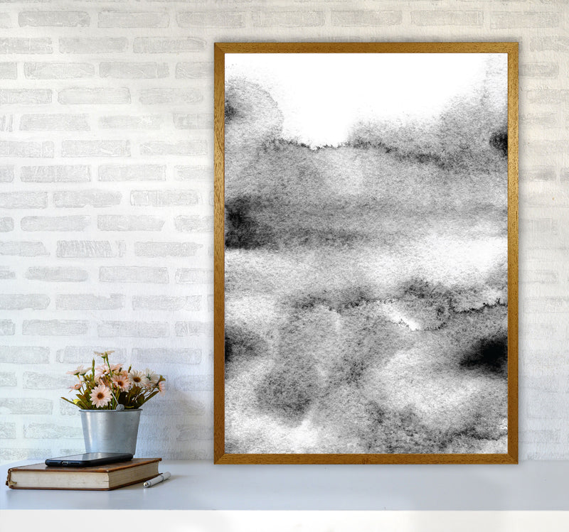 Majestic Monochrome Watercolour 04 Art Print by Pixy Paper A1 Print Only