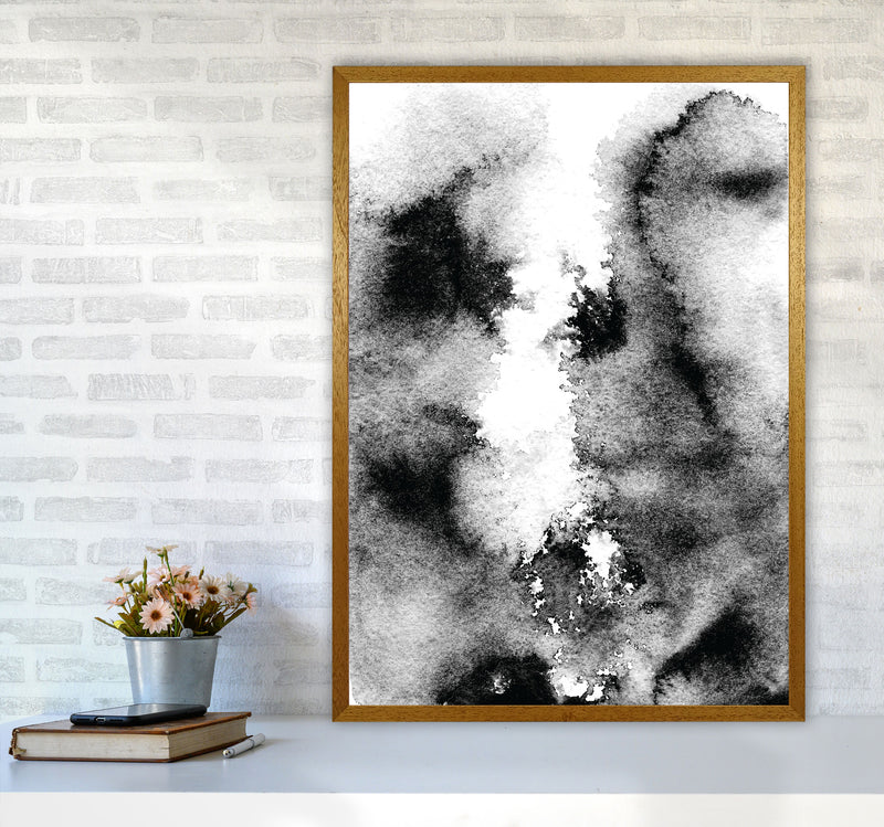 Majestic Monochrome Watercolour 10 Art Print by Pixy Paper A1 Print Only