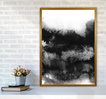 Majestic Monochrome Watercolour 05 Art Print by Pixy Paper A1 Print Only