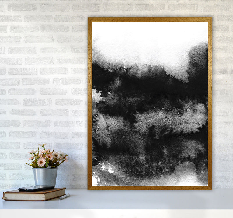 Majestic Monochrome Watercolour 05 Art Print by Pixy Paper A1 Print Only