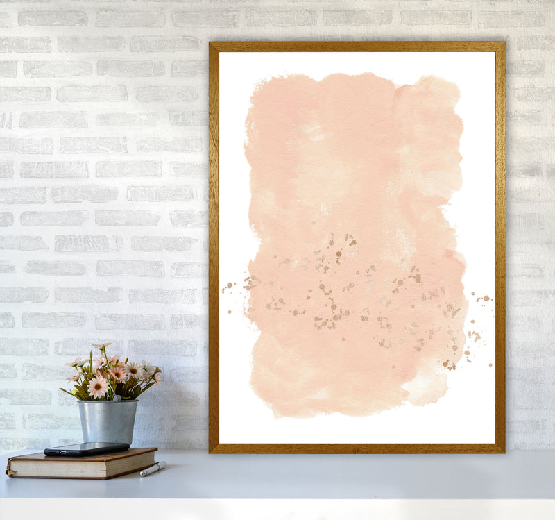Aztec Blush Watercolour Art Print by Pixy Paper A1 Print Only