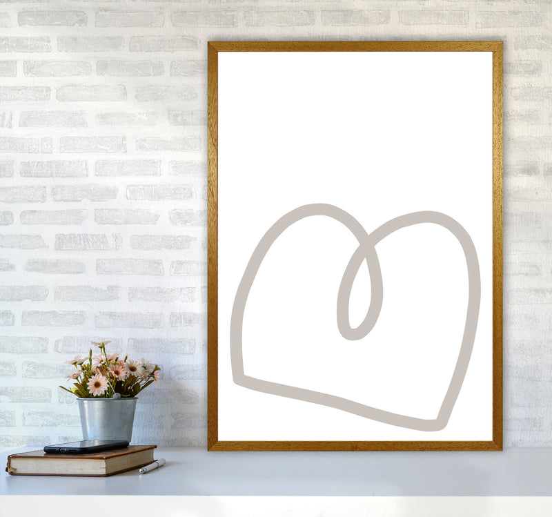 Inspired Stone Line Art Art Print by Pixy Paper A1 Print Only