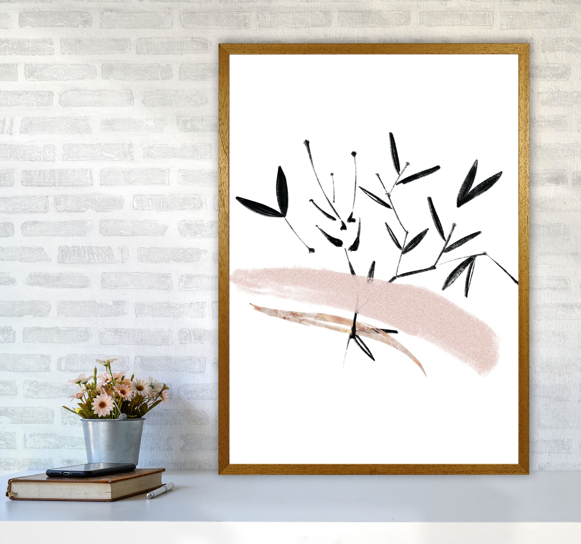 Delicate Floral 06 Art Print by Pixy Paper A1 Print Only