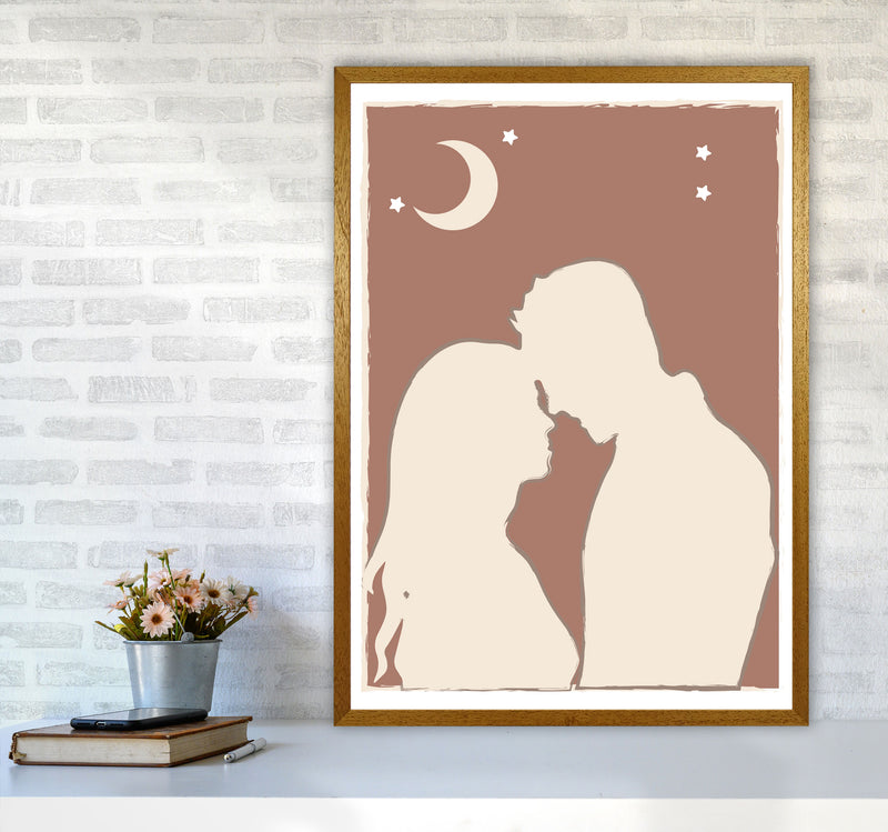 Autumn Lovers abstract Art Print by Pixy Paper A1 Print Only
