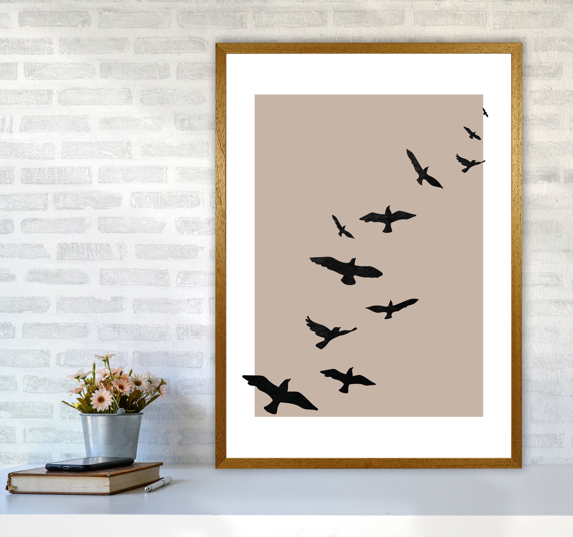 Autumn Skye abstract Art Print by Pixy Paper A1 Print Only