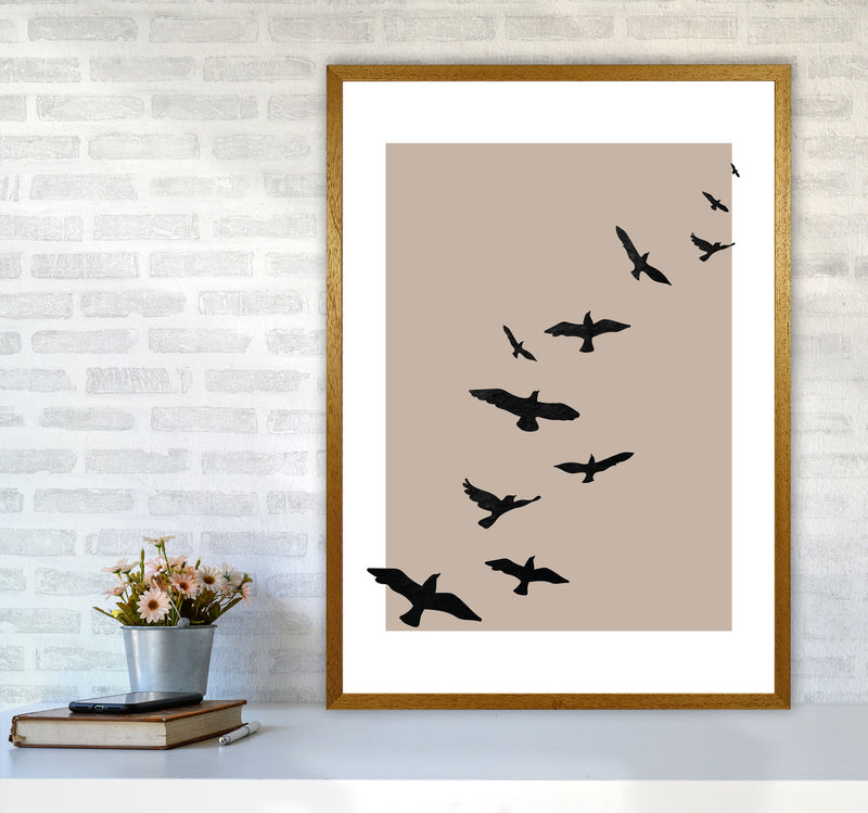 Autumn Skye abstract Art Print by Pixy Paper A1 Print Only