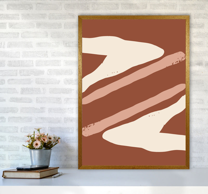 Autumn Hazel abstract Art Print by Pixy Paper A1 Print Only
