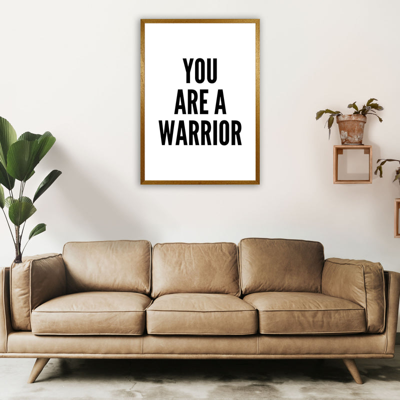 You Are A Warrior Art Print by Pixy Paper A1 Print Only