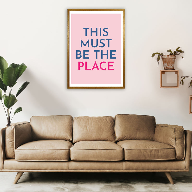 This Must Be The Place Art Print by Pixy Paper A1 Print Only