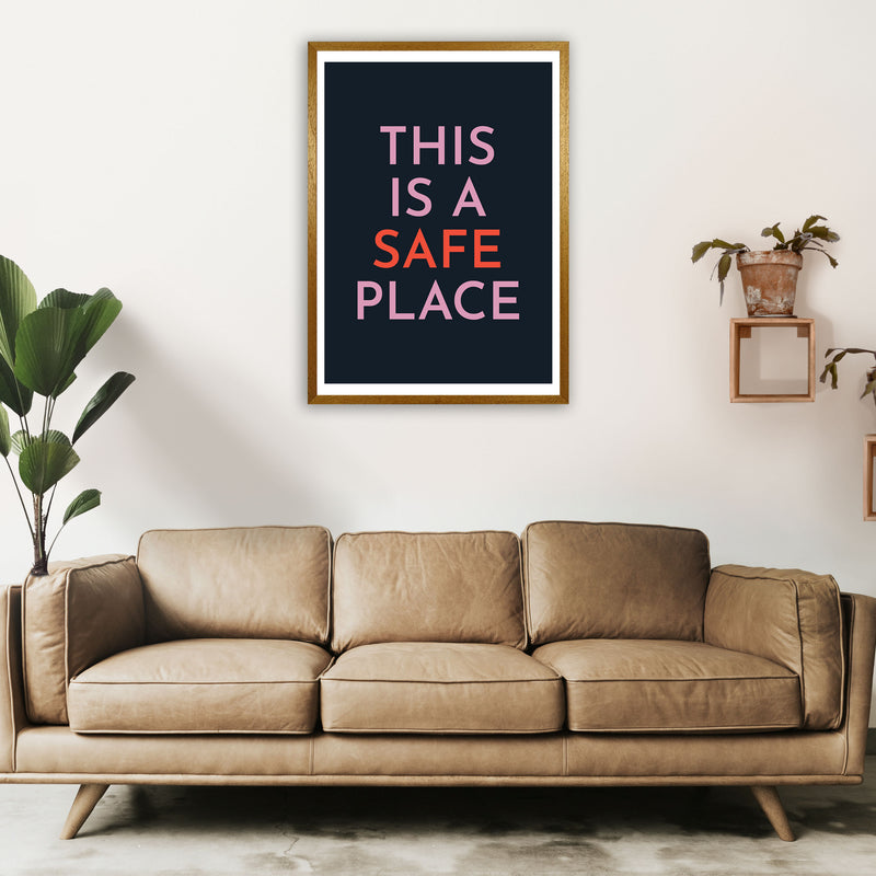 This is a Safe Place Art Print by Pixy Paper A1 Print Only