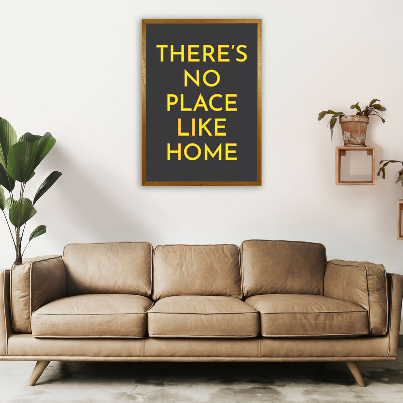 There's No Place Like Home Neon Art Print by Pixy Paper A1 Print Only