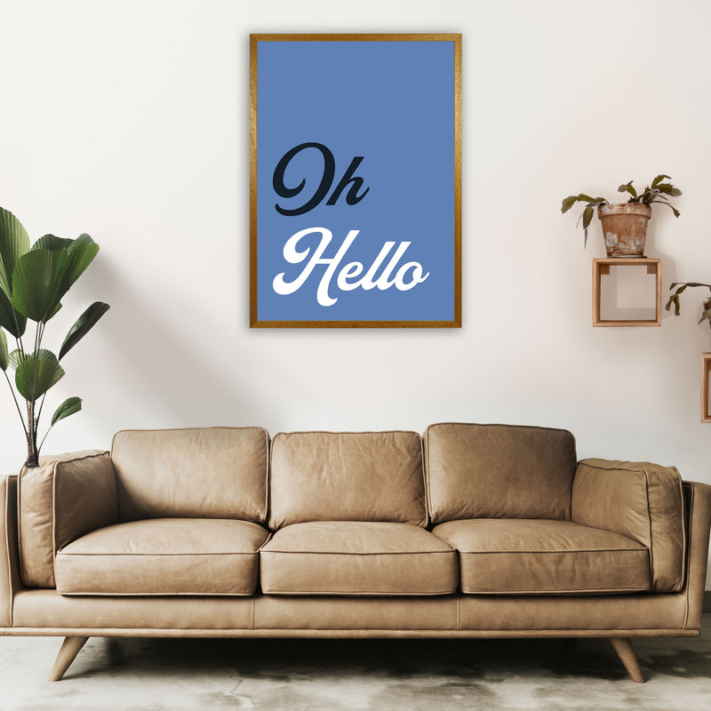 Oh Hello Art Print by Pixy Paper A1 Print Only