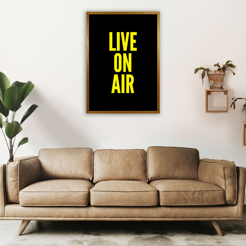 Live On Air Art Print by Pixy Paper A1 Print Only
