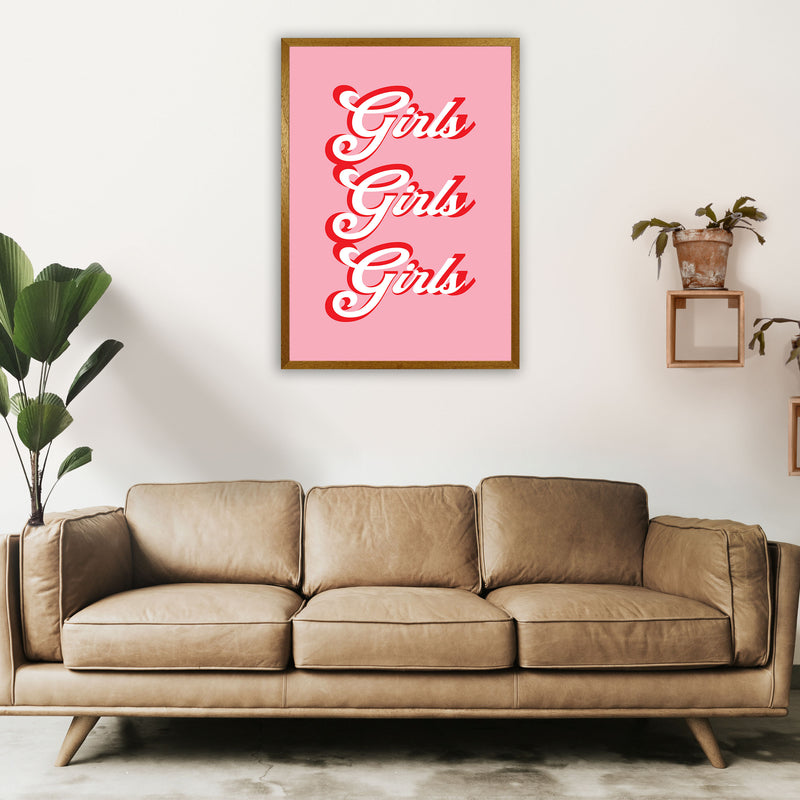 Girls Girls Girls Art Print by Pixy Paper A1 Print Only