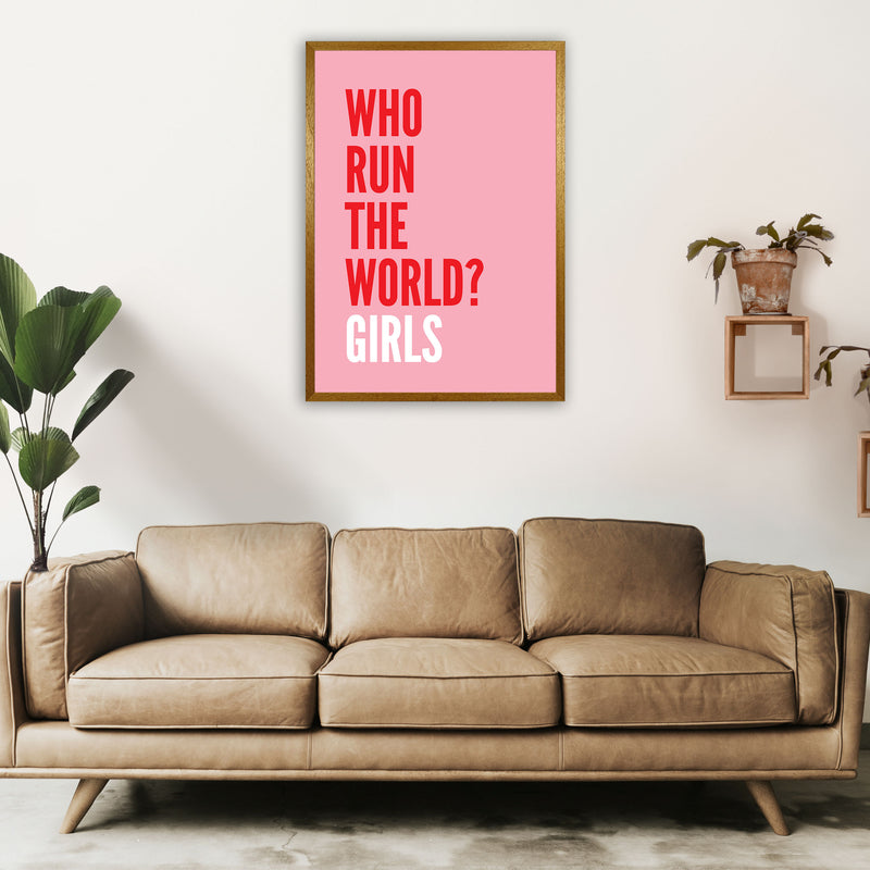 Who Run The World? Girls Art Print by Pixy Paper A1 Print Only