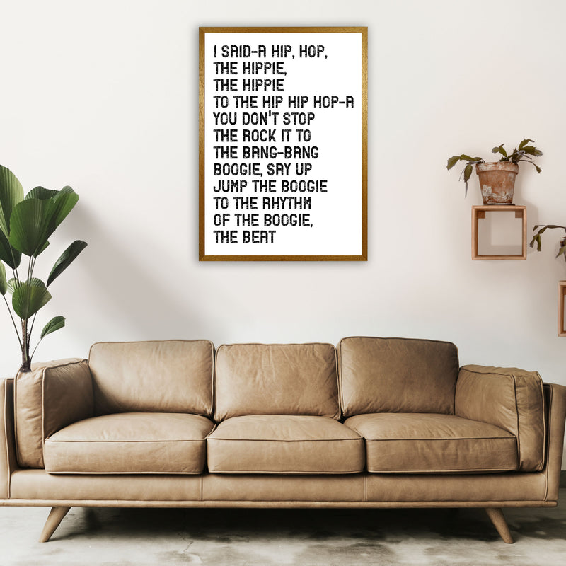 I Said A Hip Hop Art Print by Pixy Paper A1 Print Only