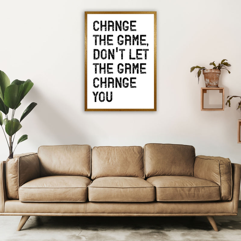 Change The Game Art Print by Pixy Paper A1 Print Only
