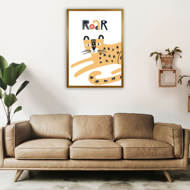 Roar leopard Art Print by Pixy Paper A1 Print Only