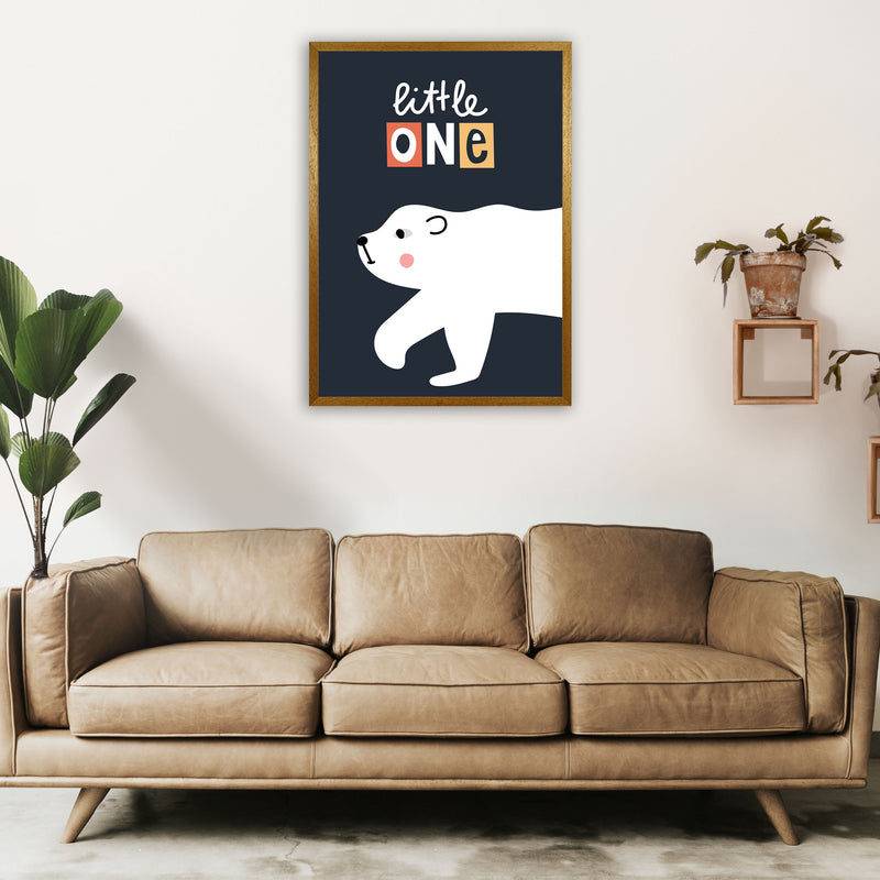 Little one polar bear Art Print by Pixy Paper A1 Print Only