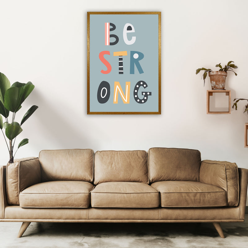 Be strong Neutral kids Art Print by Pixy Paper A1 Print Only